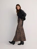 Fusta midi Hyara cu animal print