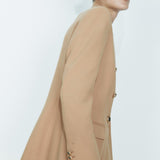 Sacou Irisse cu nasturi aurii si buzunare cu clapa