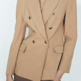 Sacou Irisse cu nasturi aurii si buzunare cu clapa