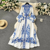 Rochie Getta cu imprimeu deosebit si curea accesorizata