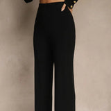 Compleu Serinelle din tricot compus din jerseu si pantaloni