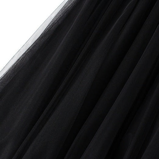 Fusta Zaharia neagra cu banda elastica