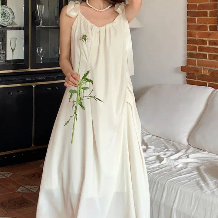 Rochie Nadine cu bretele tip funda