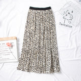 Fusta plisata Girra, animal print