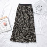 Fusta plisata Girra, animal print