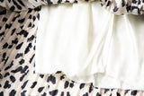 Fusta plisata Girra, animal print