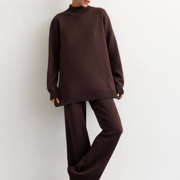 Set Linda - bluza si pantaloni din tricot