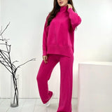 Set Linda - bluza si pantaloni din tricot