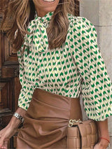 Bluza Danne cu maneci tip clopot si panglica