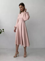 Rochie Alice cu decolteu in V la spate