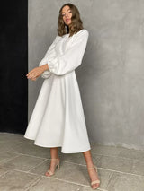 Rochie Alice cu decolteu in V la spate