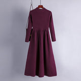Rochie Ambra visinie din tricot reiat