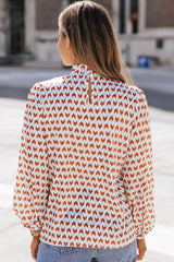Bluza Danne cu maneci tip clopot si panglica