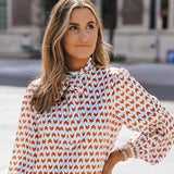 Bluza Danne cu maneci tip clopot si panglica