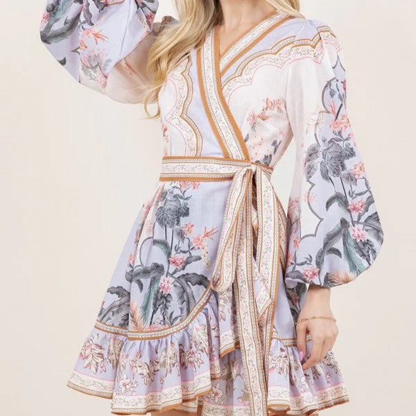 Rochie Cindy cu volanase si cordon