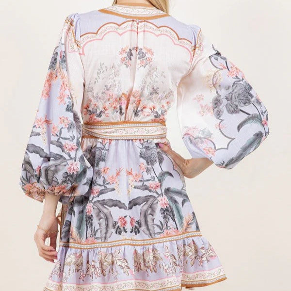 Rochie Cindy cu volanase si cordon