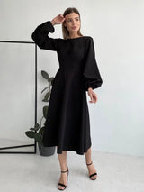 Rochie Alice cu decolteu in V la spate