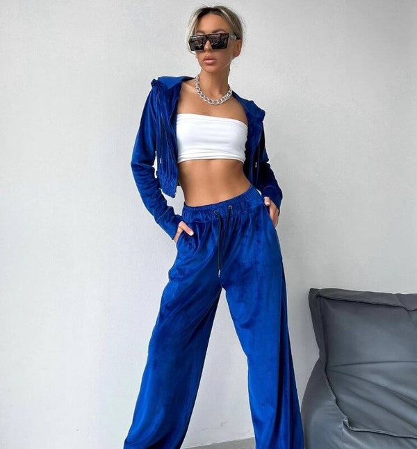 Set Yasmin albastru compus din doua piese