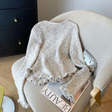 Jerseu Lucia cu terminatii din volanase