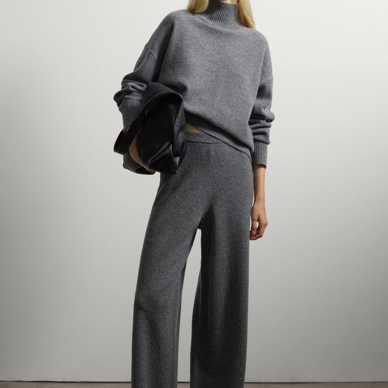 Set Linda - bluza si pantaloni din tricot