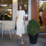 Set elegant Selene compus din top si fusta