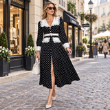 Rochie Onitta cu guler lat si talie accentuata prin curea