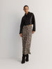 Fusta midi Hyara cu animal print