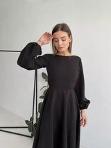 Rochie Alice cu decolteu in V la spate