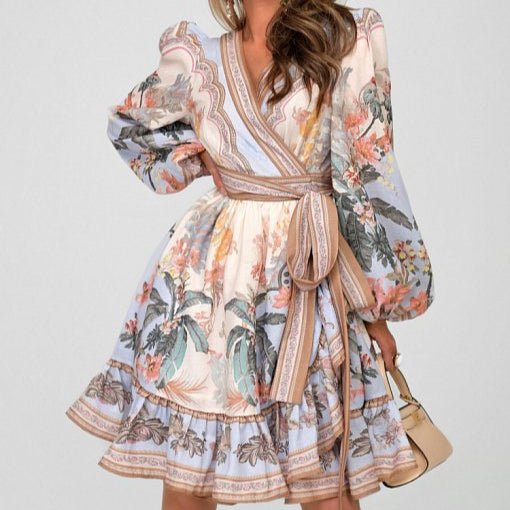 Rochie Cindy cu volanase si cordon