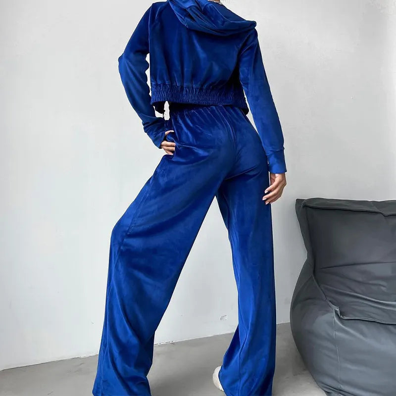 Set Yasmin albastru compus din doua piese