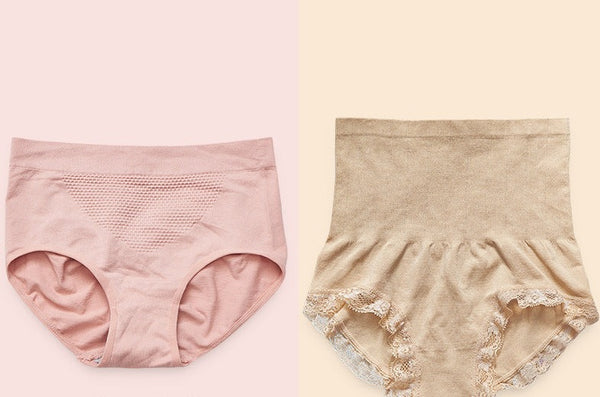 Set chiloti modelatori Yana roz cu crem