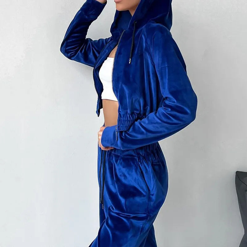 Set Yasmin albastru compus din doua piese