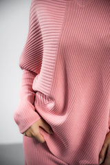 Set Kay crem compus din doua piese din tricot