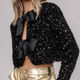 Jacheta eleganta Marra cu paiete