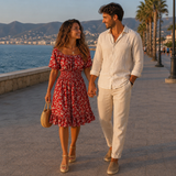 Rochie Unamy cu imprimeu floral si talie elastica