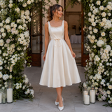 Rochie Angelyn cu perle si fundita