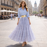 Rochie Umirra cu talie accentuata prin curea