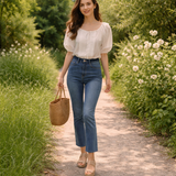 Camasa Jio cu detalii din dantela brodata