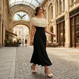 Rochie midi Chantya cu sal