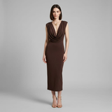 Rochie Hyacinth cu decolteu adanc la spate
