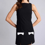 Rochie mini Jose cu funde laterale