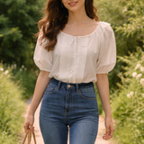 Camasa Jio cu detalii din dantela brodata