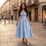 Rochie Bowly cu fundita la piept