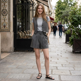 Set Paula compus din top si pantaloni scurti