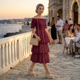 Rochie Vayora, in straturi, cu top elastic