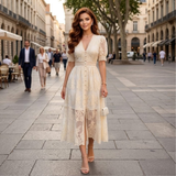 Rochie Anda cu broderie din dantela