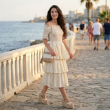 Rochie Vayora, in straturi, cu top elastic