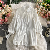 Set Mionna gri compus din camasa si vesta din tricot