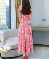 Rochie midi Asante cu volanase