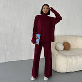 Set Linda - bluza si pantaloni din tricot